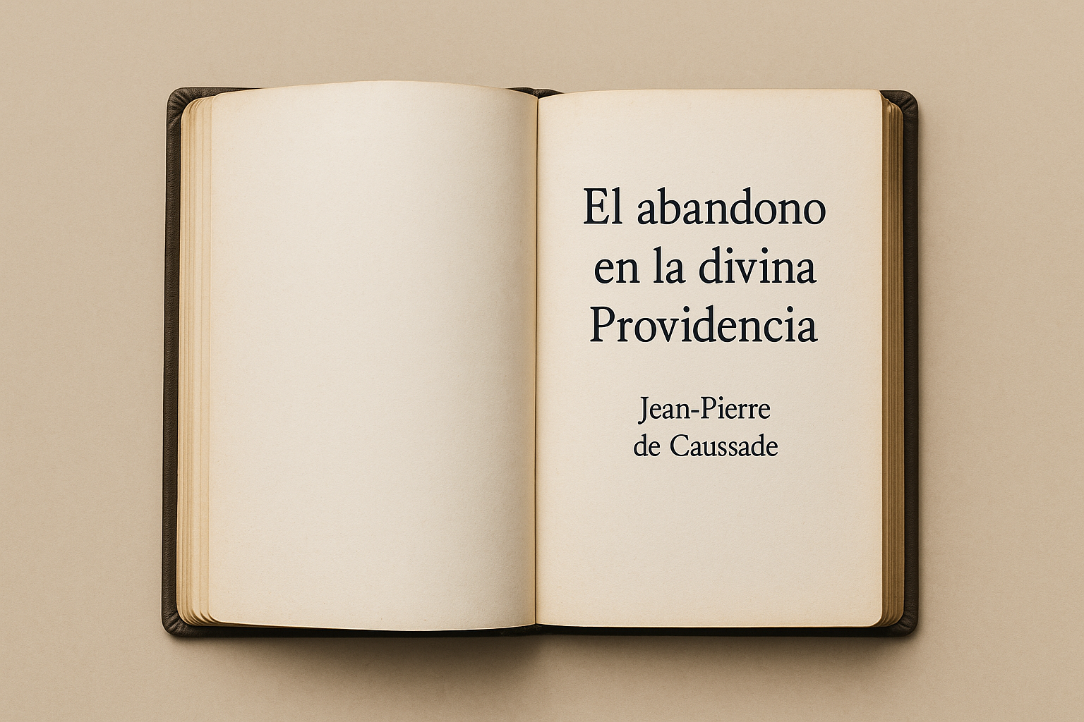 Abandono a la divina providencia PDF