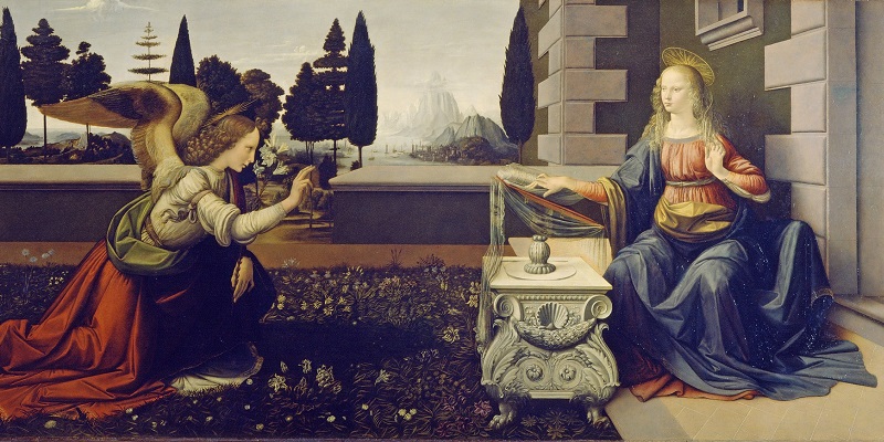 Anunciacion a la Virgen Maria
