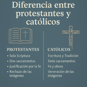 Diferencia entre protestantes y catolicos