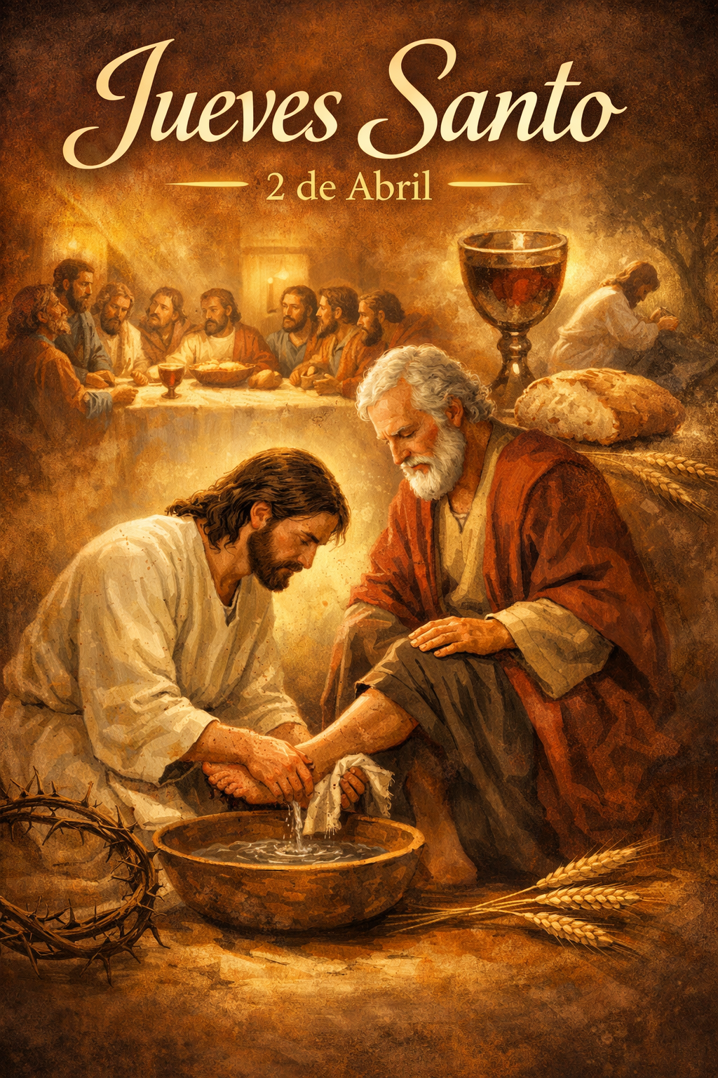 Evangelio de Hoy Jueves Santo 2 de Abril de 2026