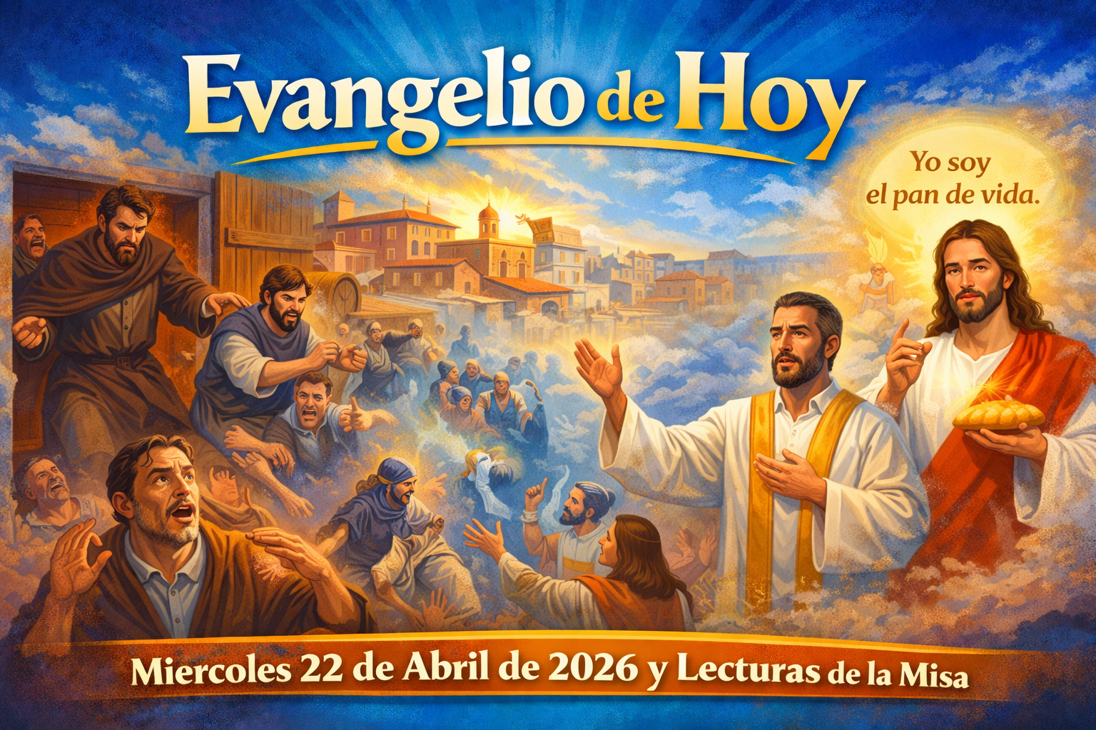 Evangelio de Hoy Miercoles 22 de Abril 2026