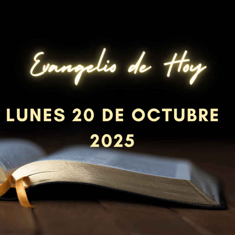 Evangelio de Hoy Lunes 20 de Octubre de 2025