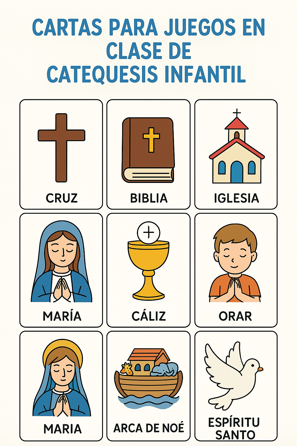 Juego Cartas Liturgia