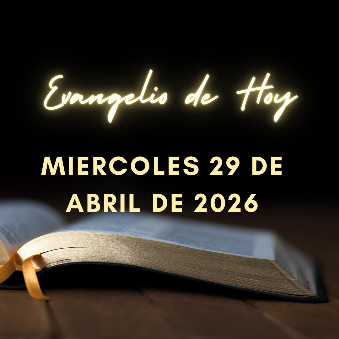 Evangelio de hoy Miercoles 29 de Abril de 2026