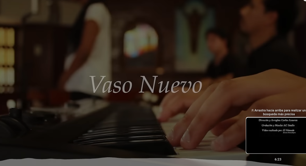 Vaso Nuevo Canto Catolico